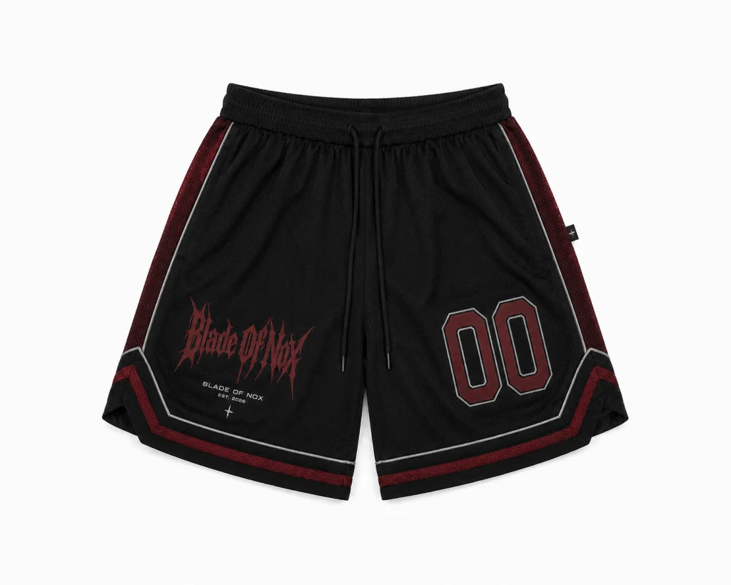 Court Mesh Shorts / Crimson